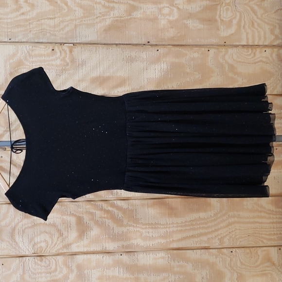Zara Black Scoop Square Open Back Cocktail Dress Size S - Picture 1 of 5